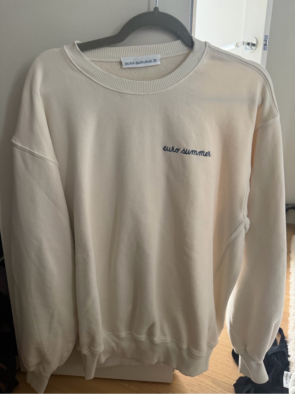 Women's Cream Crewneck Sweatshirt